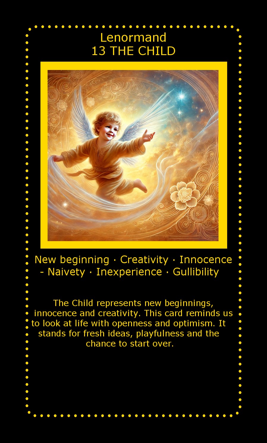 Lenormand card The Child