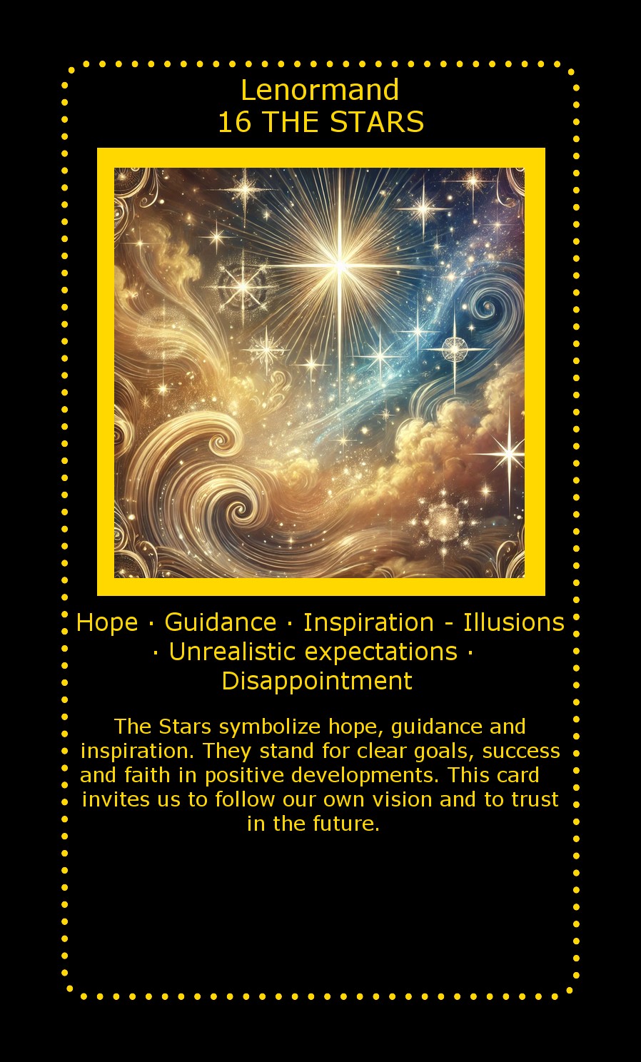 Lenormand card The Stars