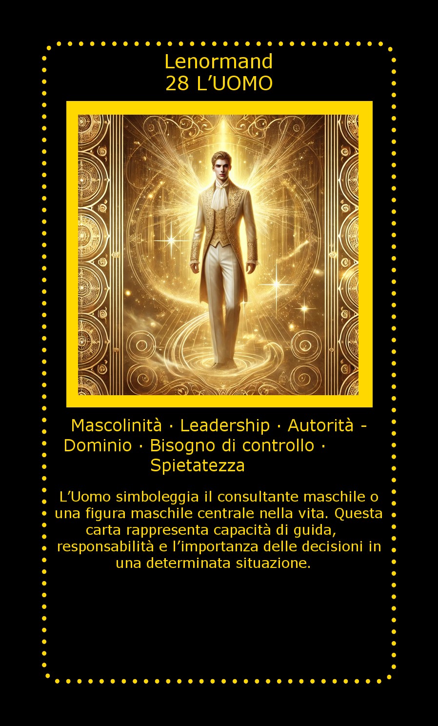 Carta Lenormand L’Uomo