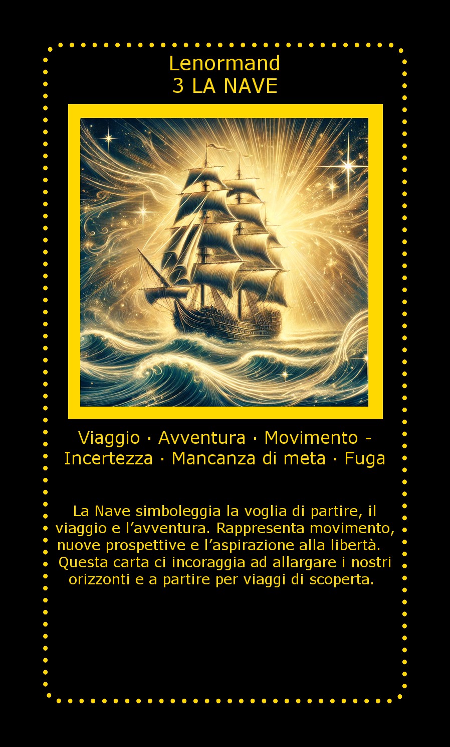 Carta Lenormand La Nave