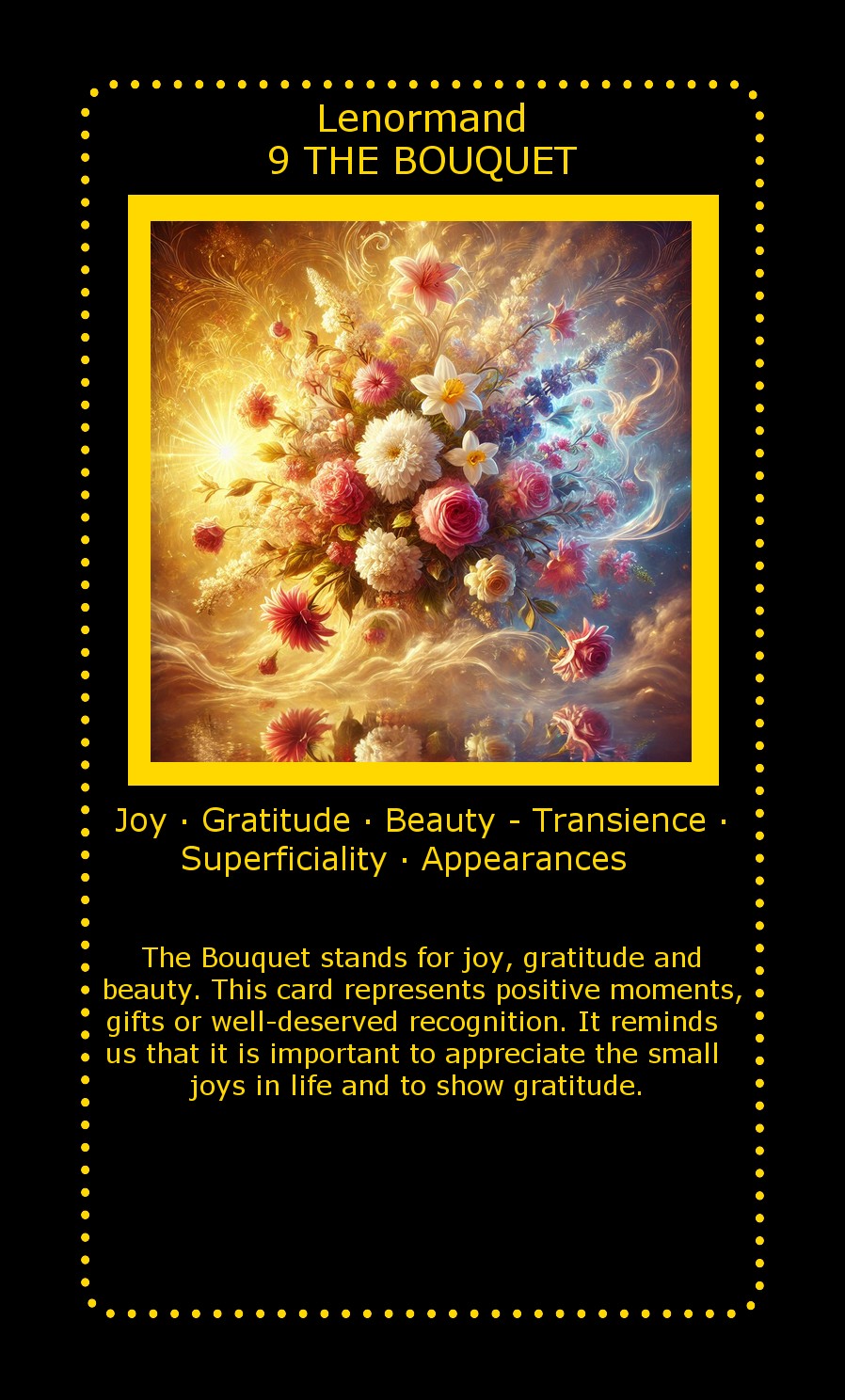 Lenormand card The Bouquet