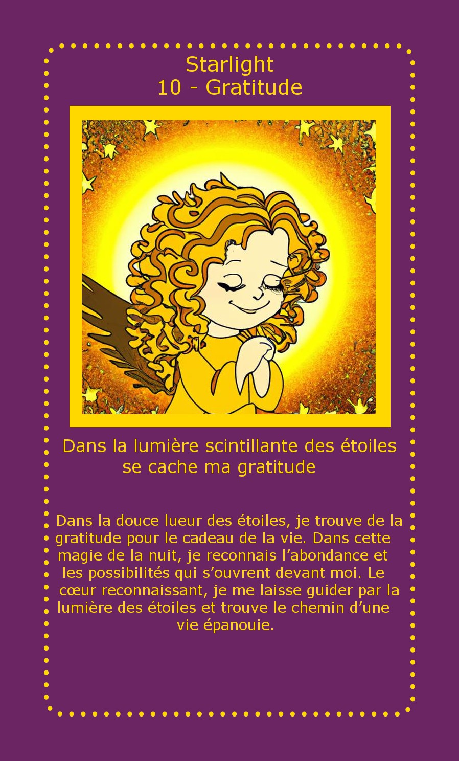 Carte Starlight Gratitude