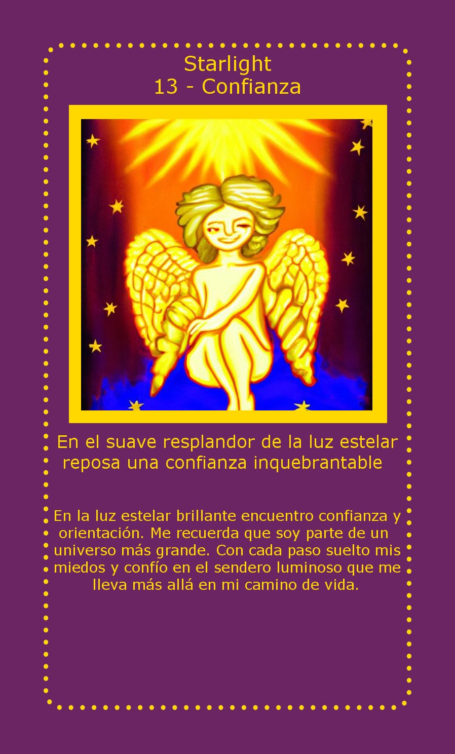 Carta Starlight Confianza