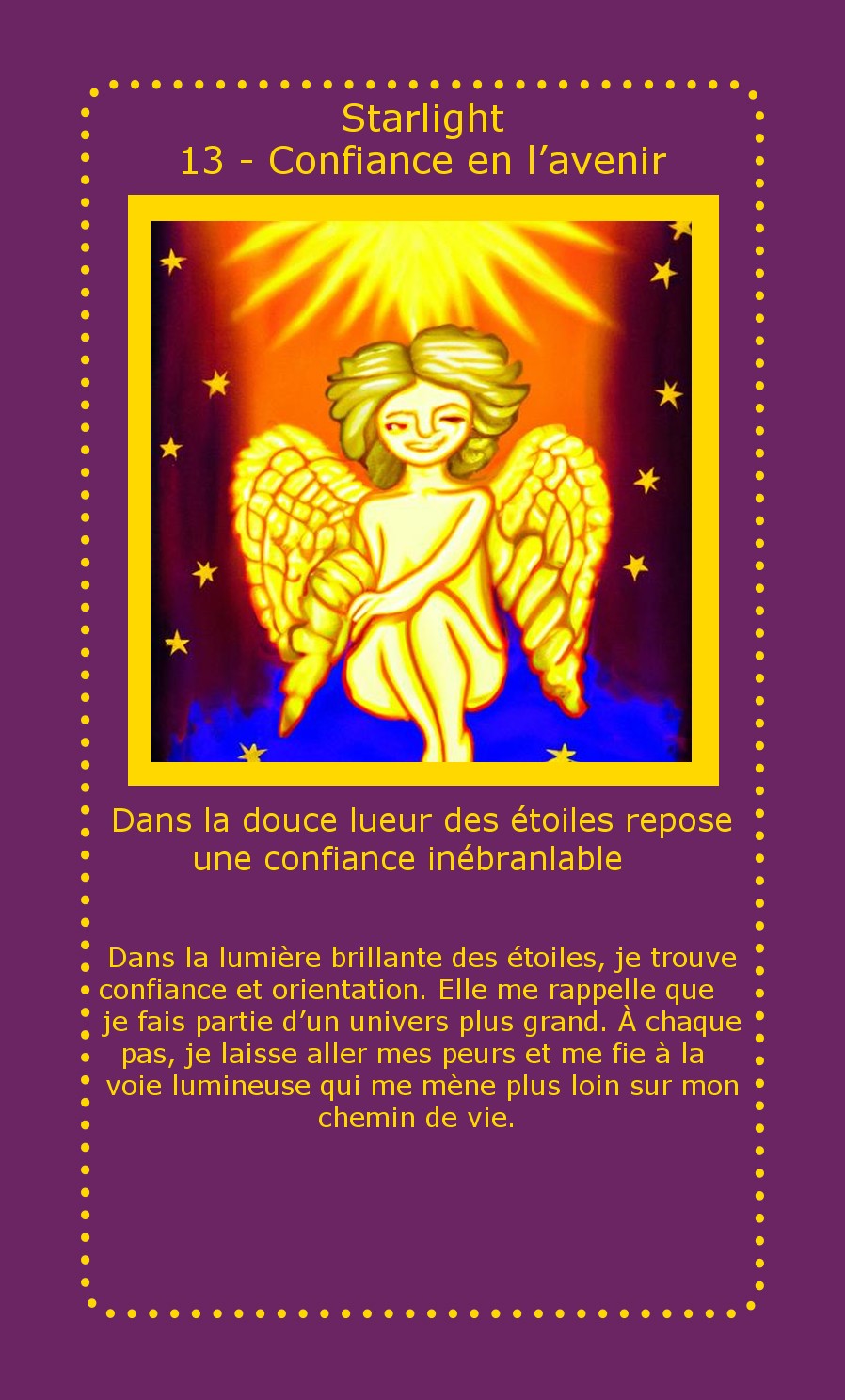 Carte Starlight Confiance en l’avenir