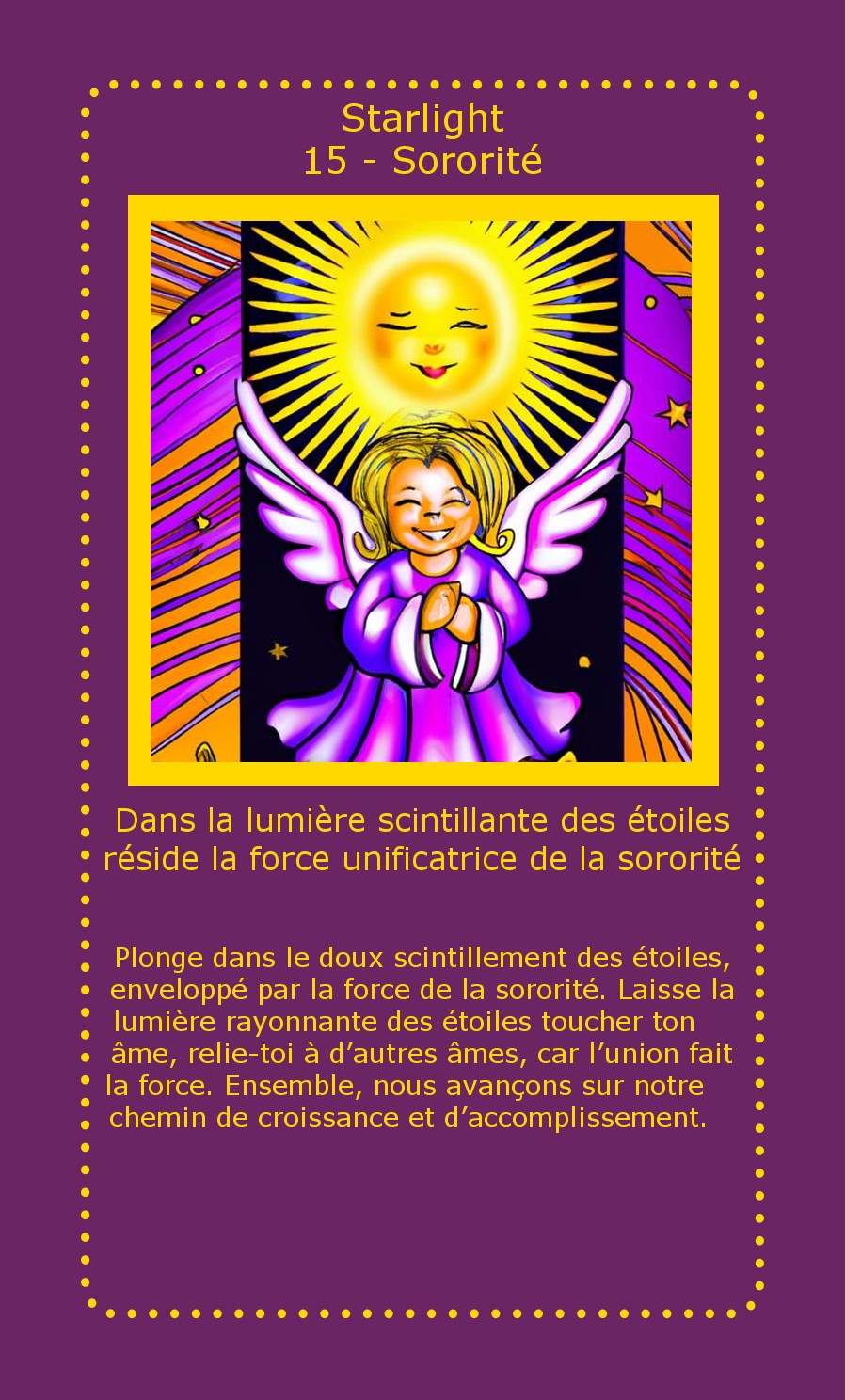 Carte Starlight Sororité