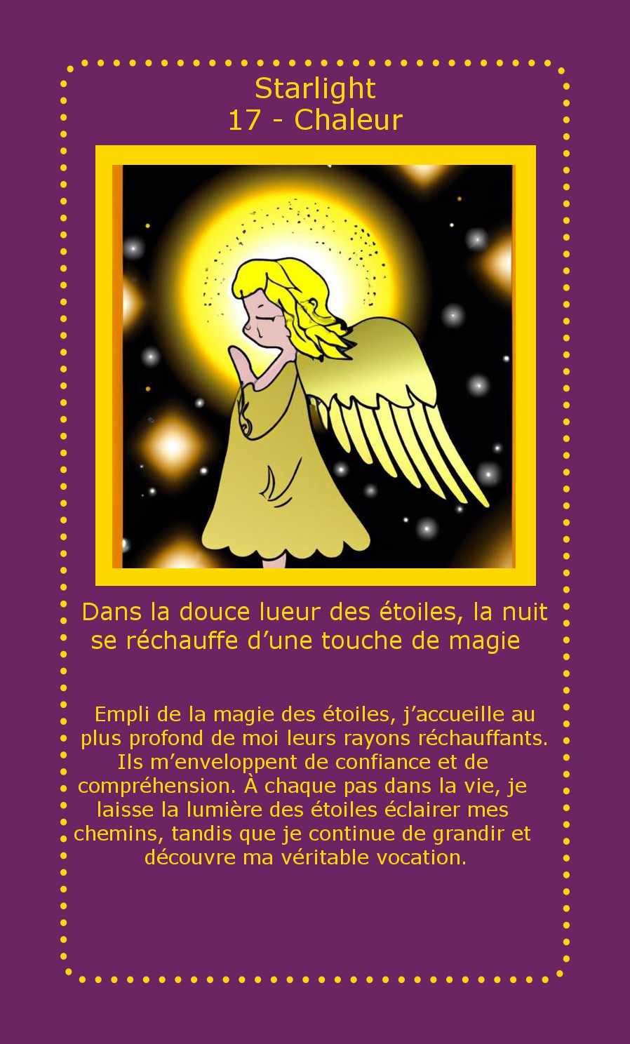 Carte Starlight Chaleur