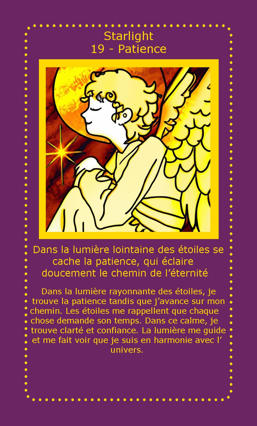 Carte Starlight Patience