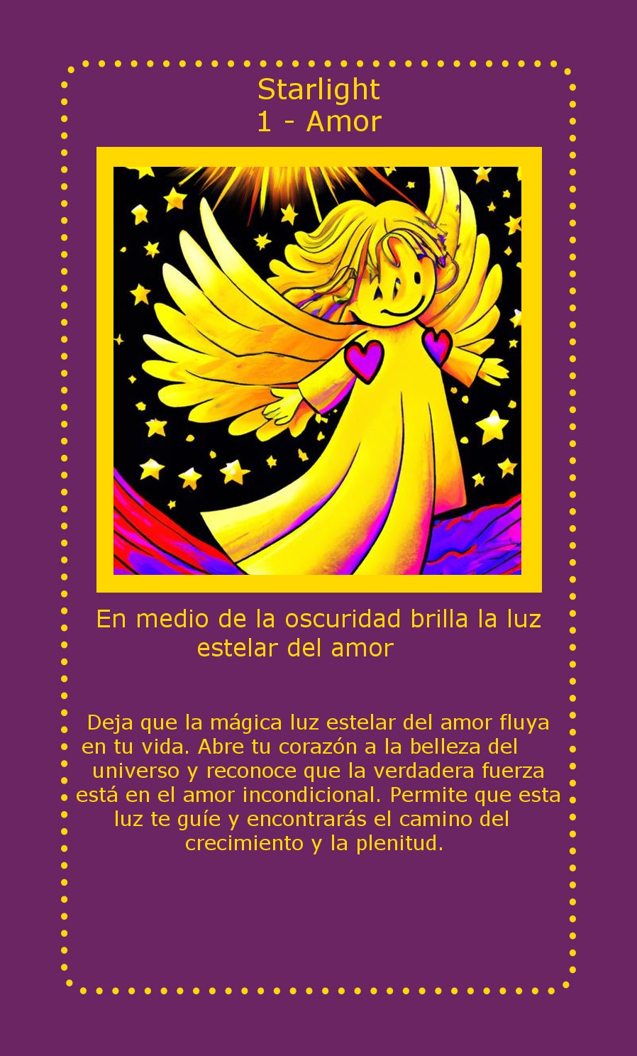Carta Starlight Amor