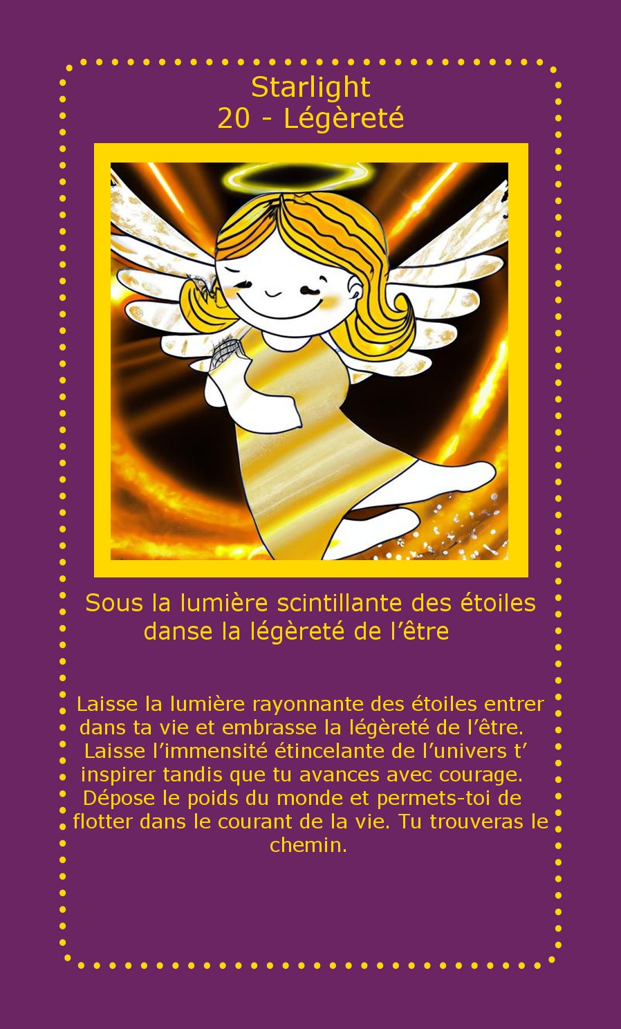 Carte Starlight Légèreté