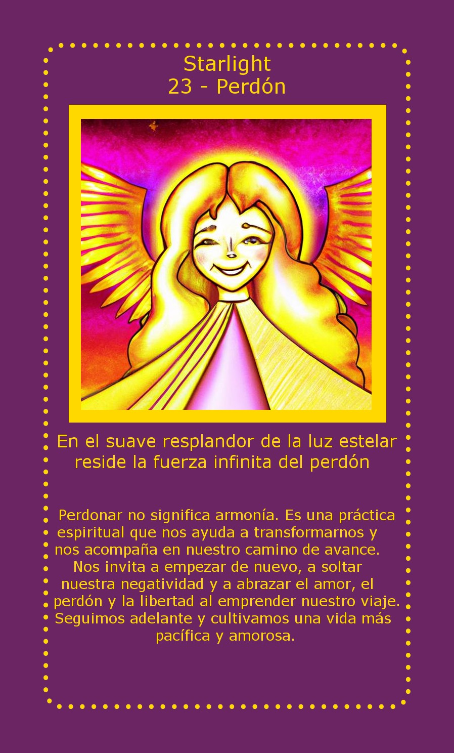 Carta Starlight Perdón