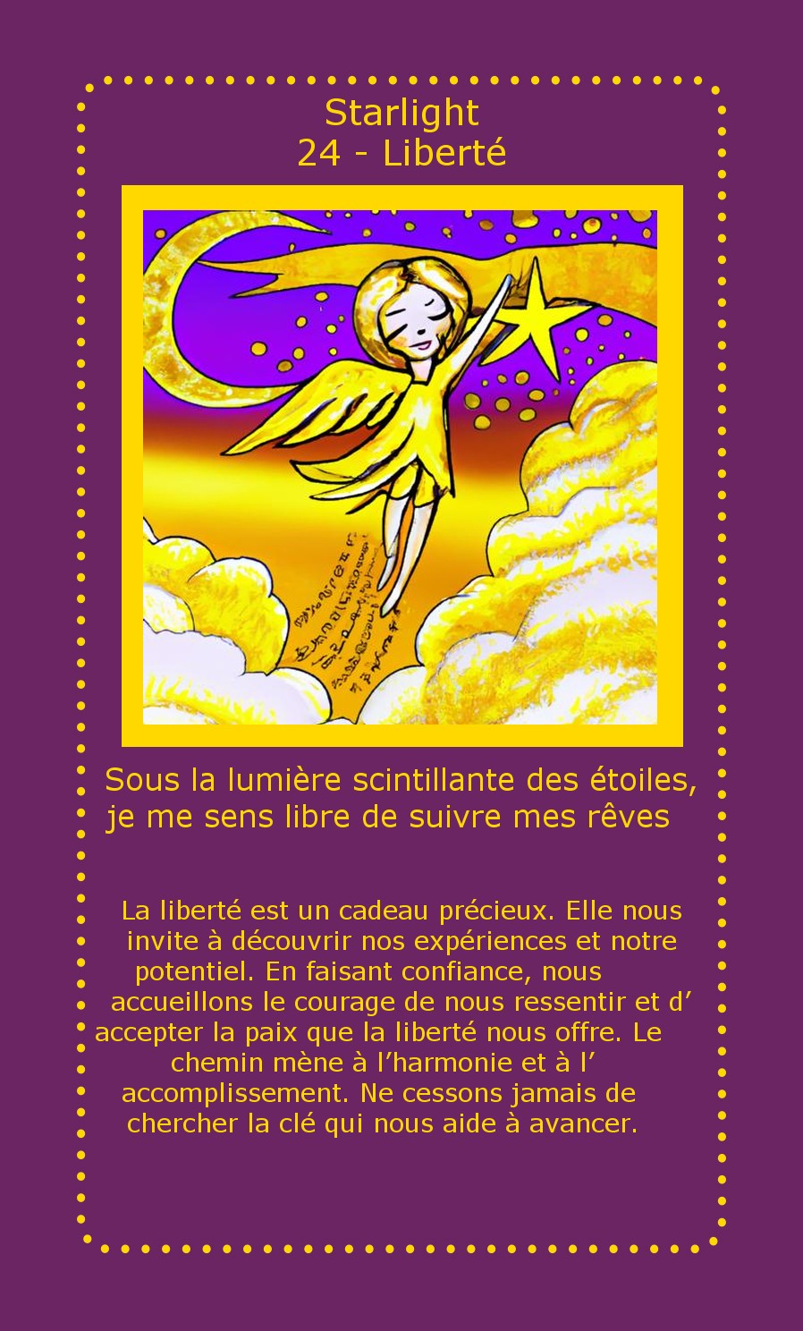 Carte Starlight Liberté