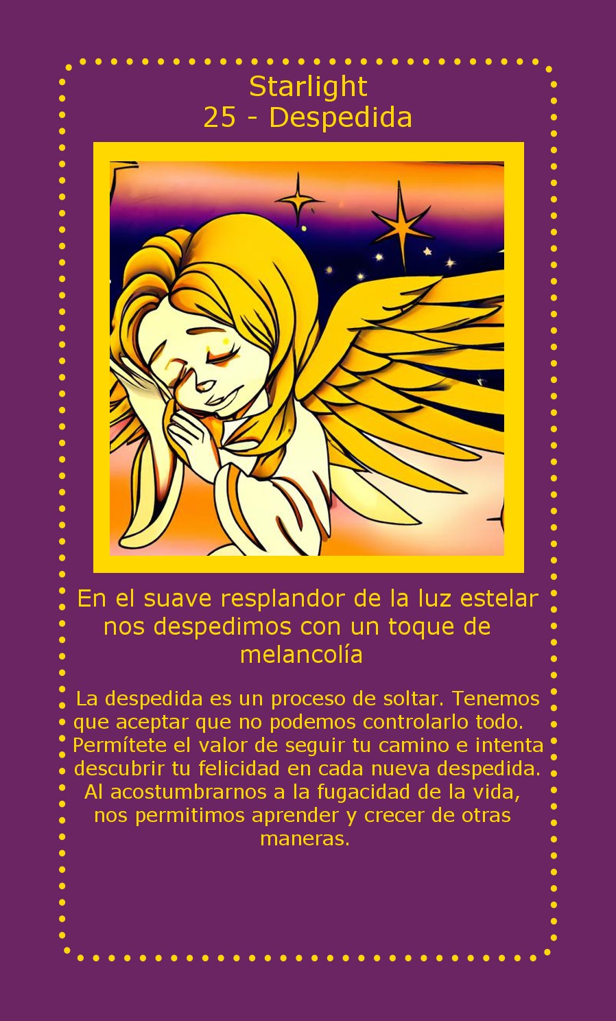 Carta Starlight Despedida