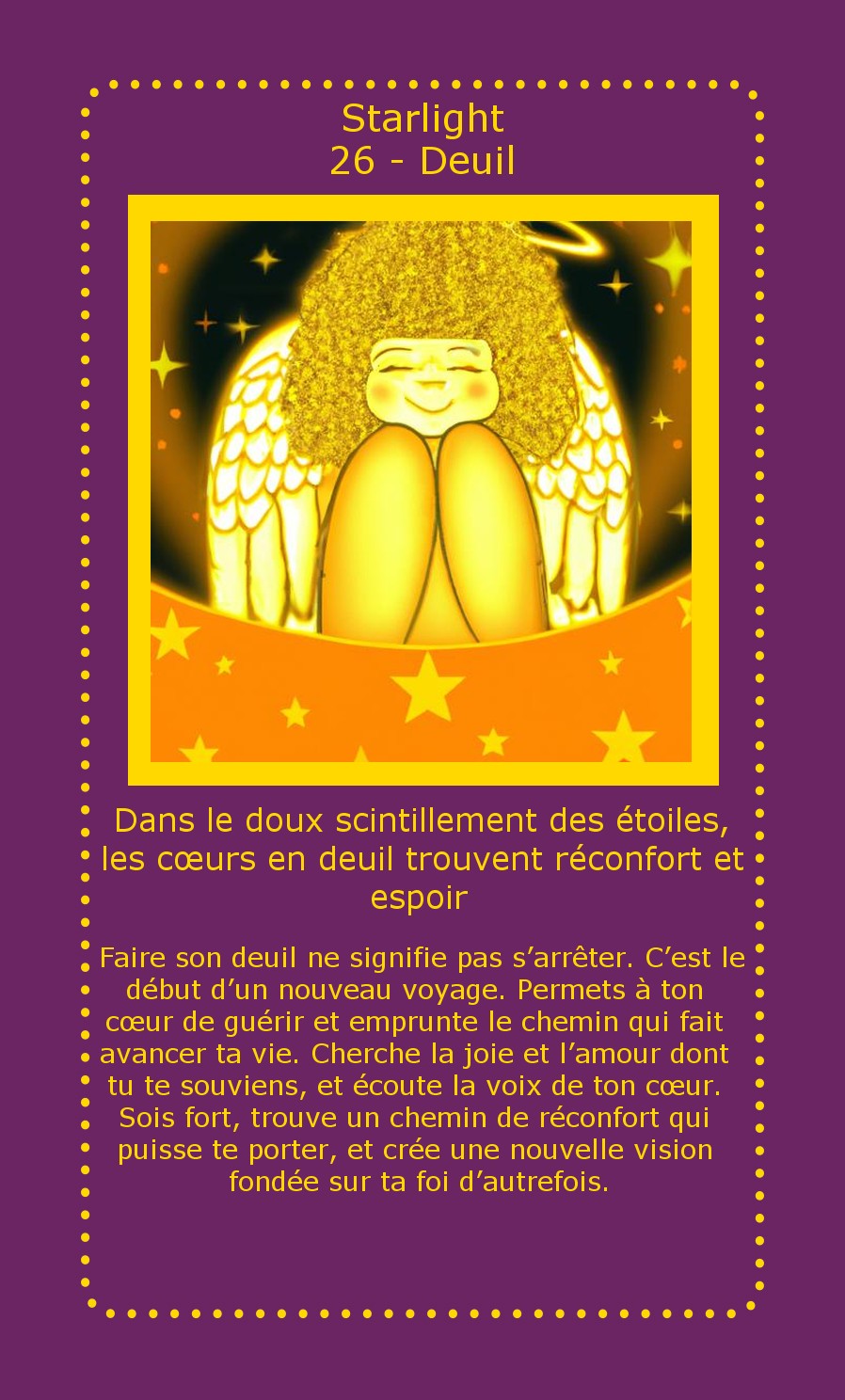 Carte Starlight Deuil