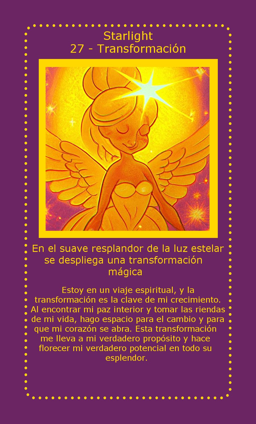 Carta Starlight Transformación