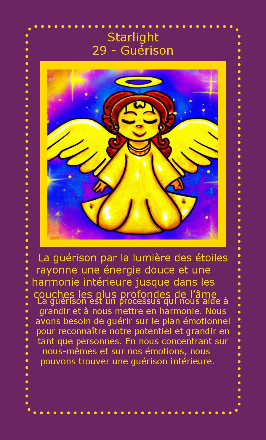 Carte Starlight Guérison