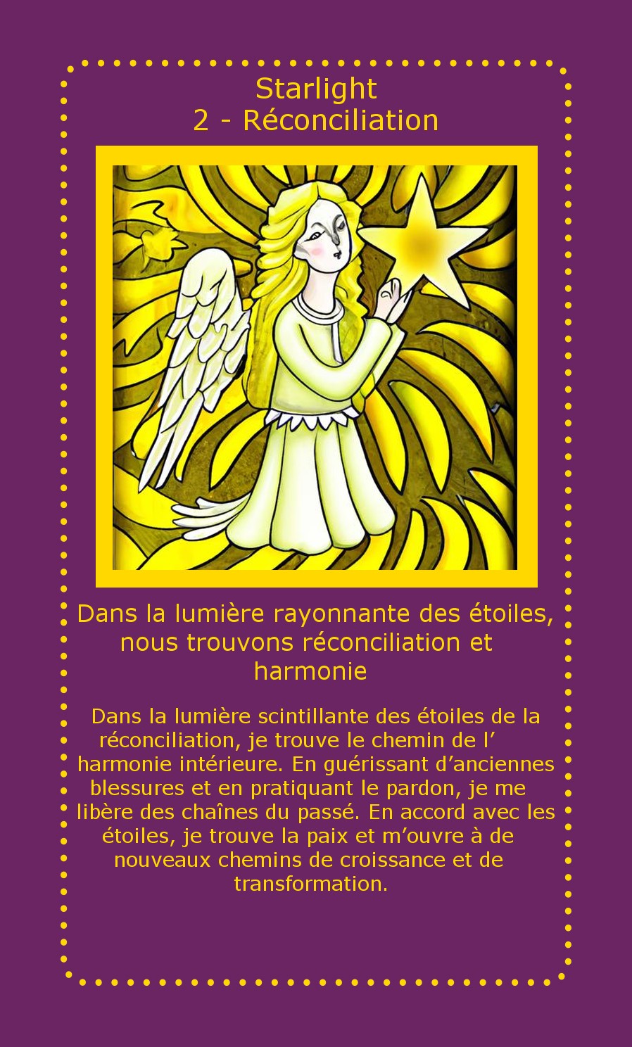 Carte Starlight Réconciliation