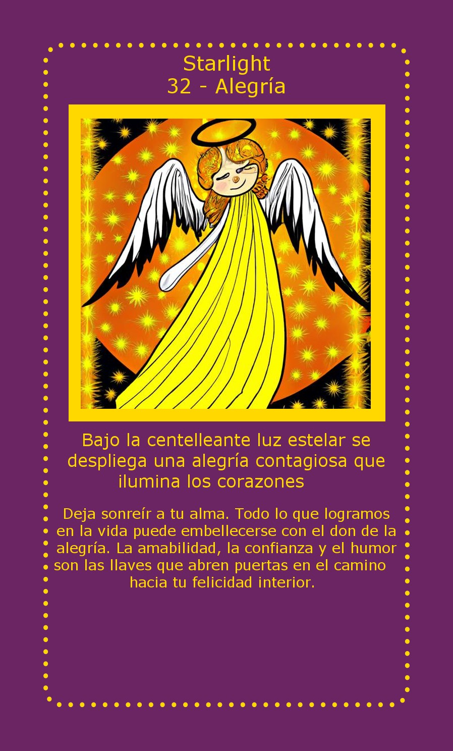 Carta Starlight Alegría