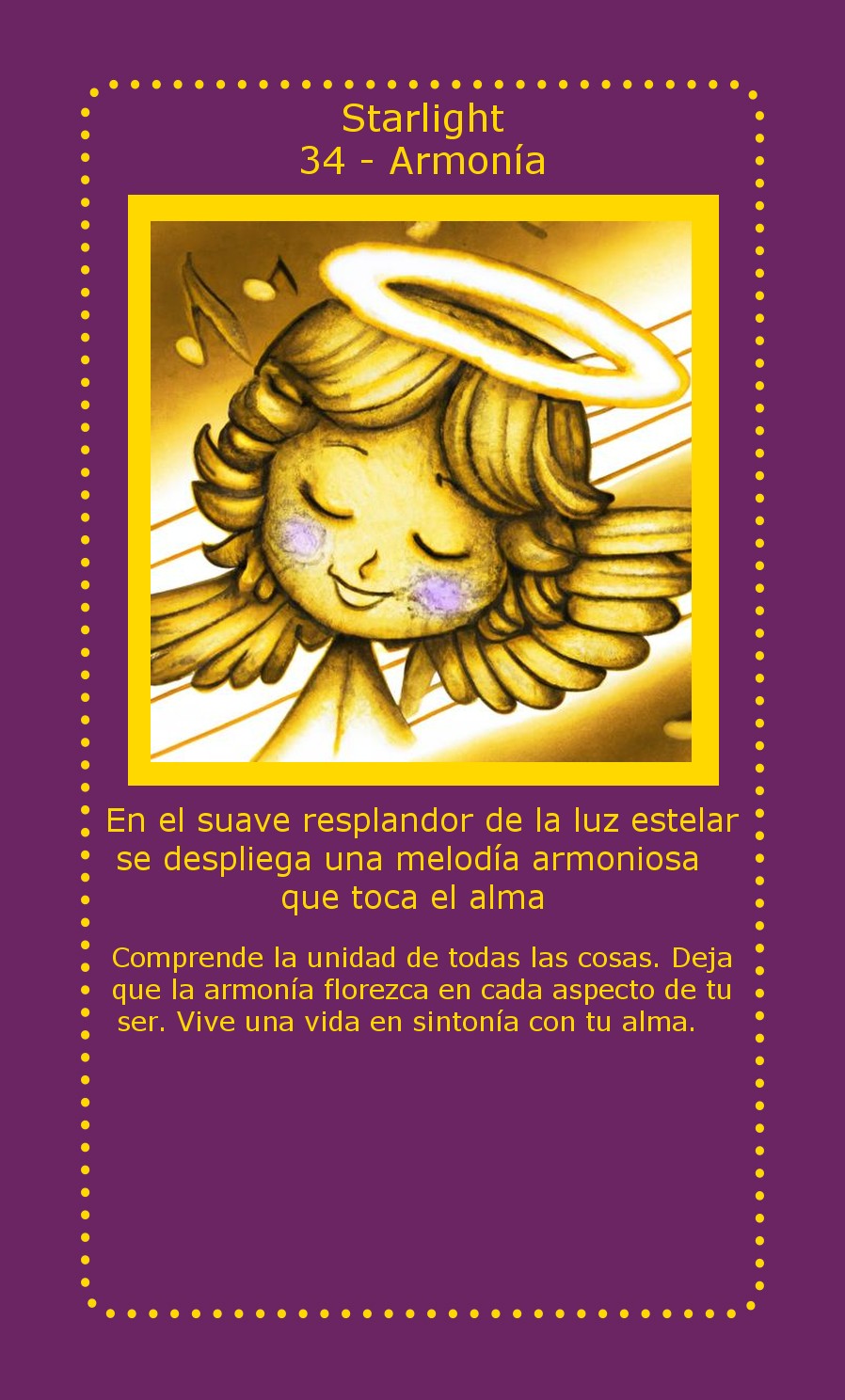 Carta Starlight Armonía
