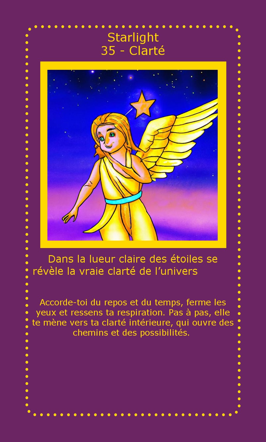 Carte Starlight Clarté