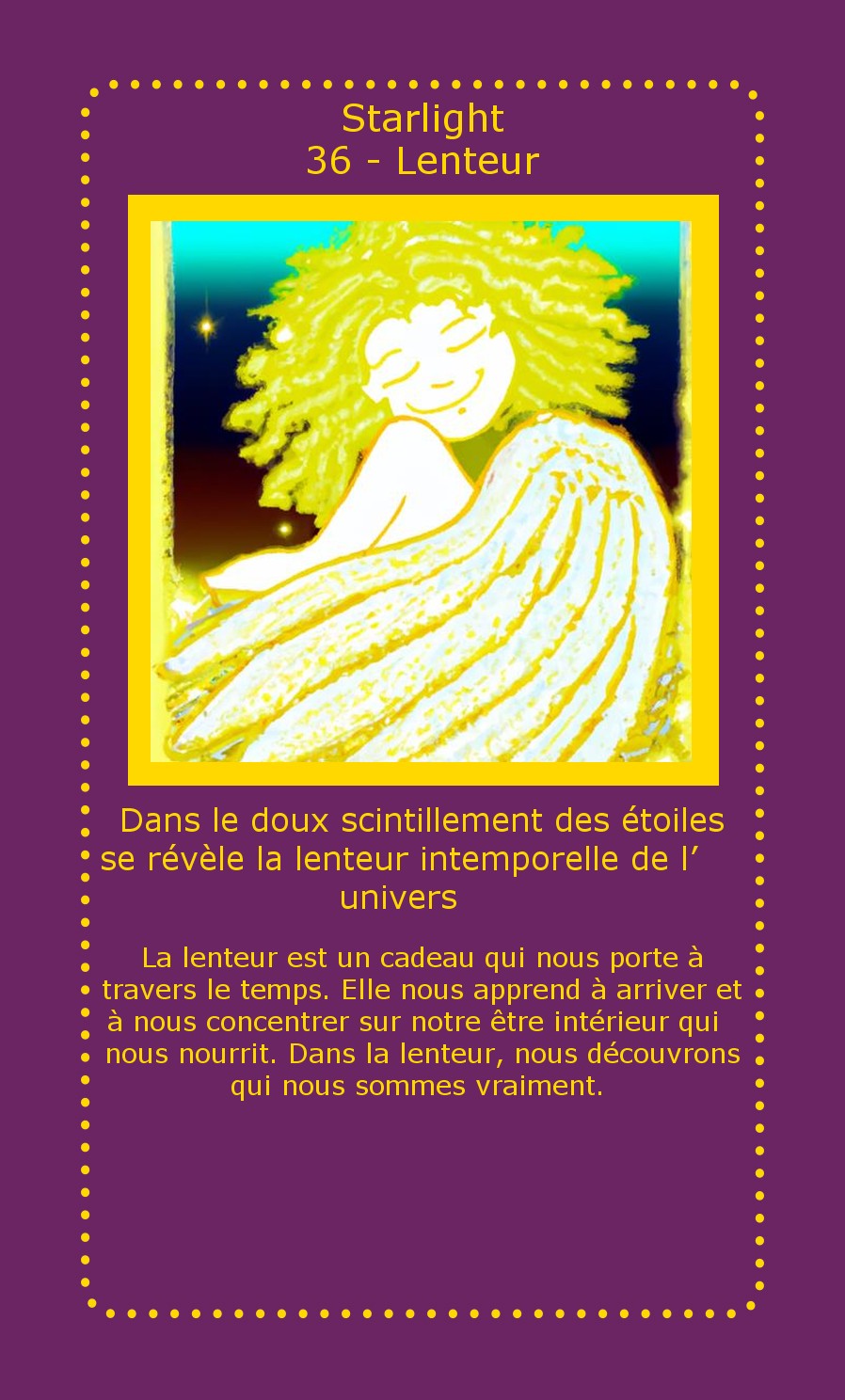 Carte Starlight Lenteur
