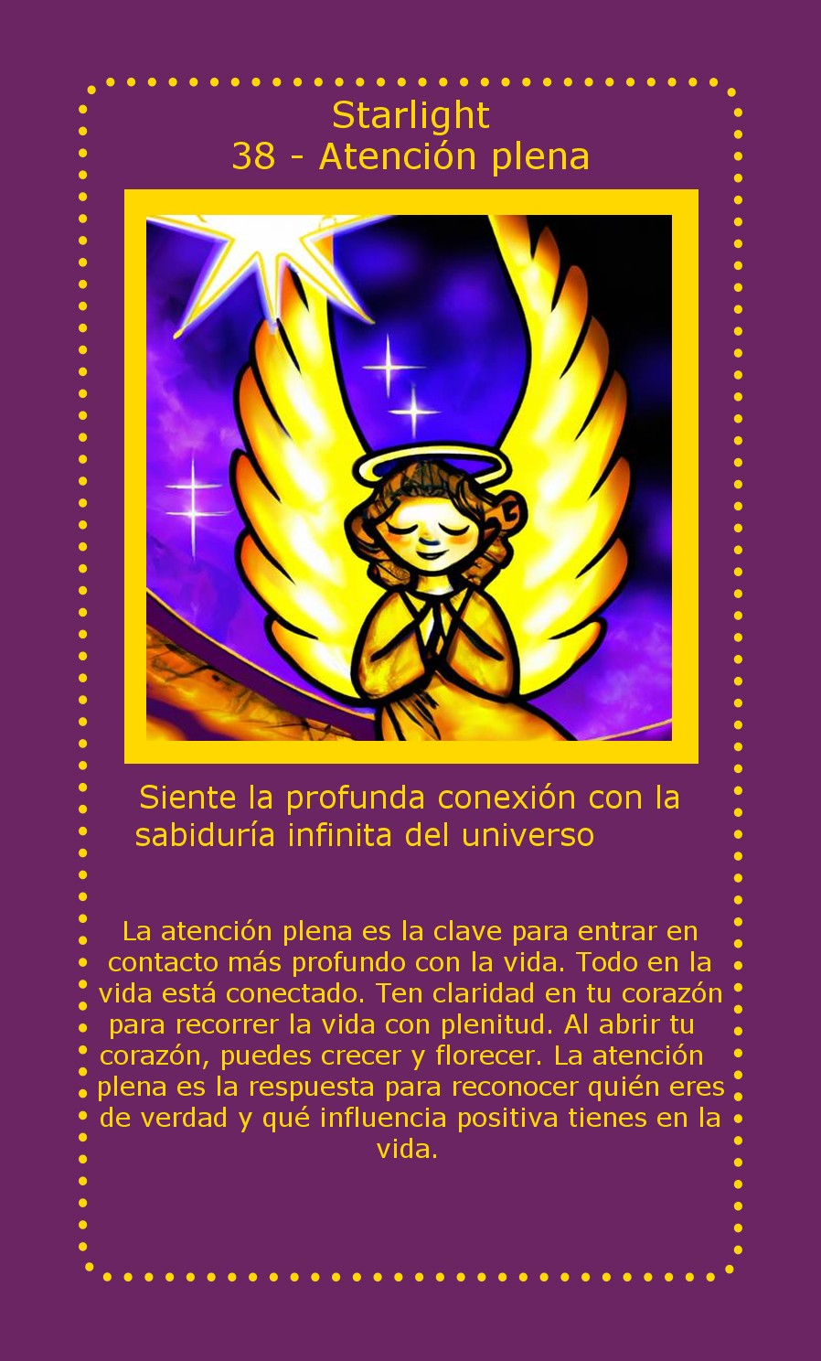 Carta Starlight Atención plena