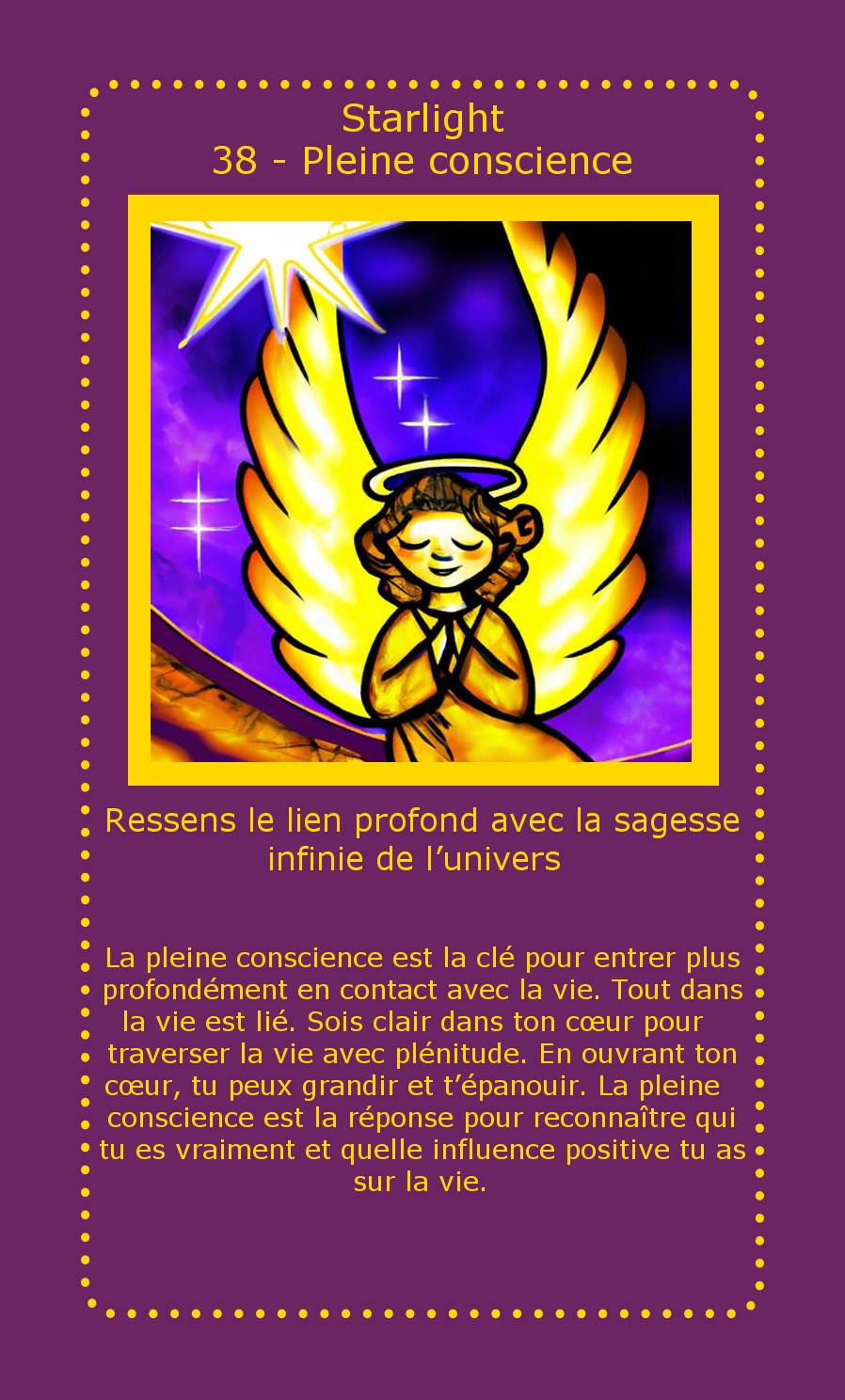 Carte Starlight Pleine conscience