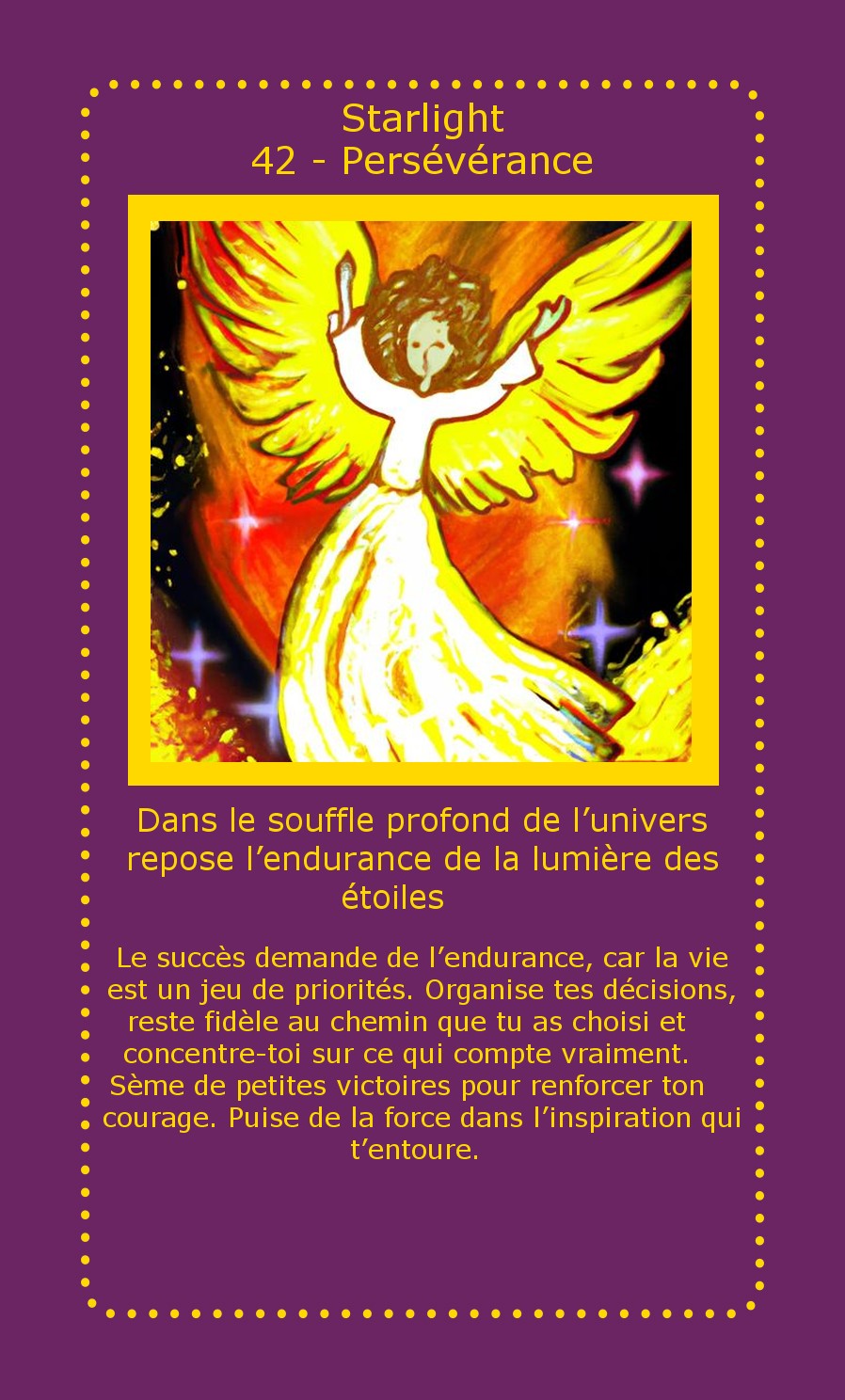 Carte Starlight Persévérance