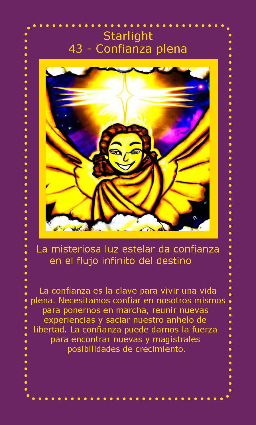 Carta Starlight Confianza plena