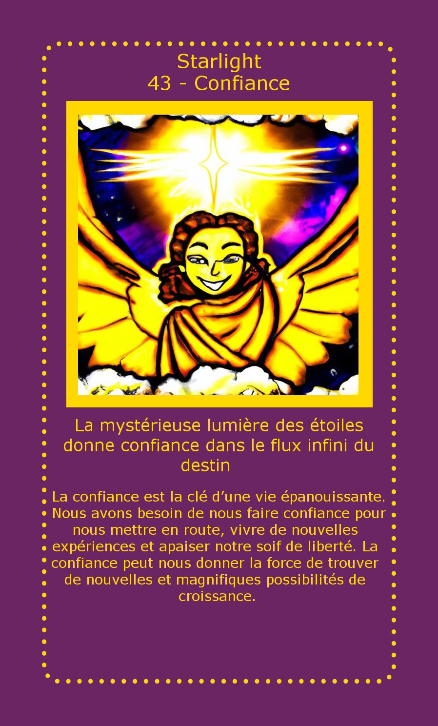 Carte Starlight Confiance