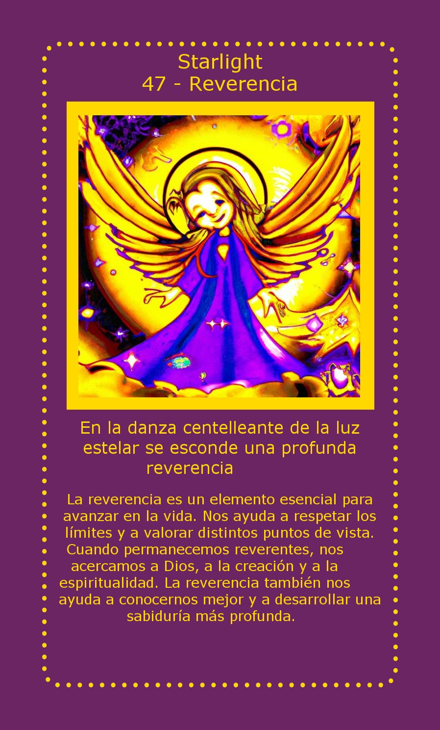 Carta Starlight Reverencia