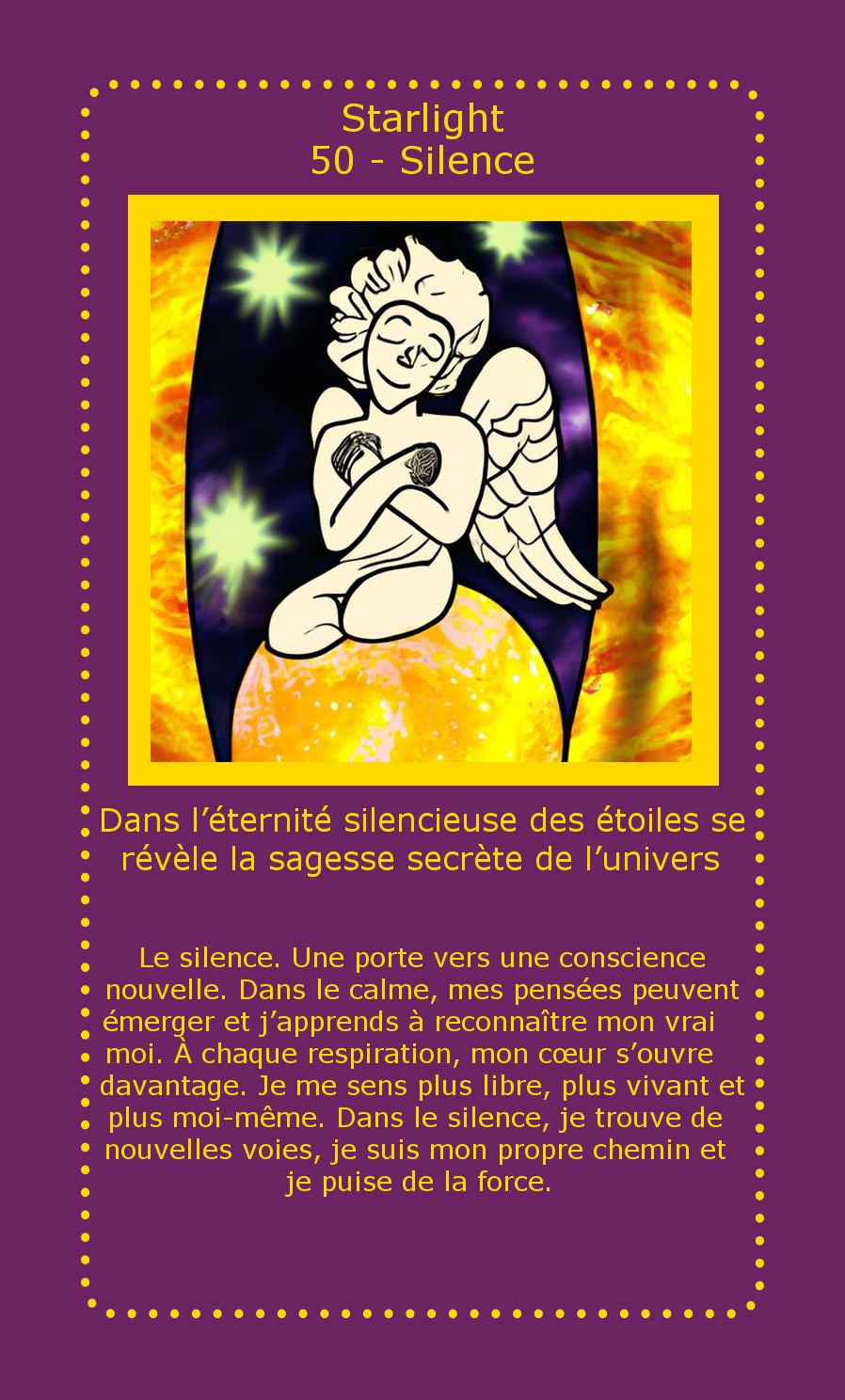 Carte Starlight Silence