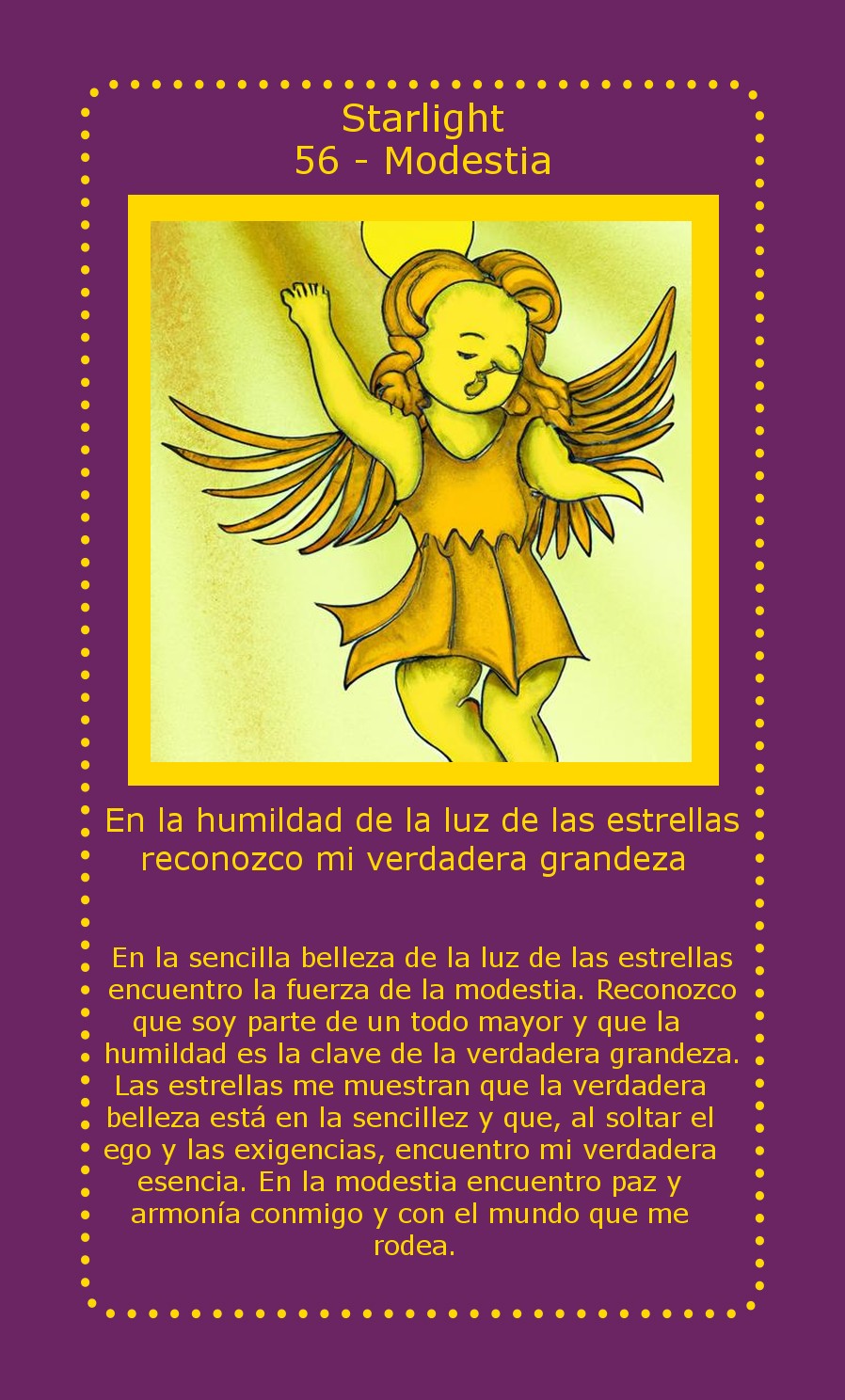Carta Starlight Modestia