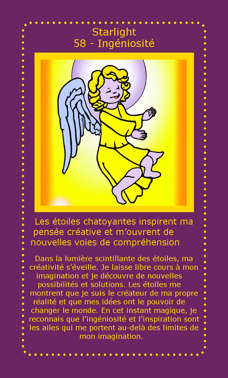 Carte Starlight Ingéniosité
