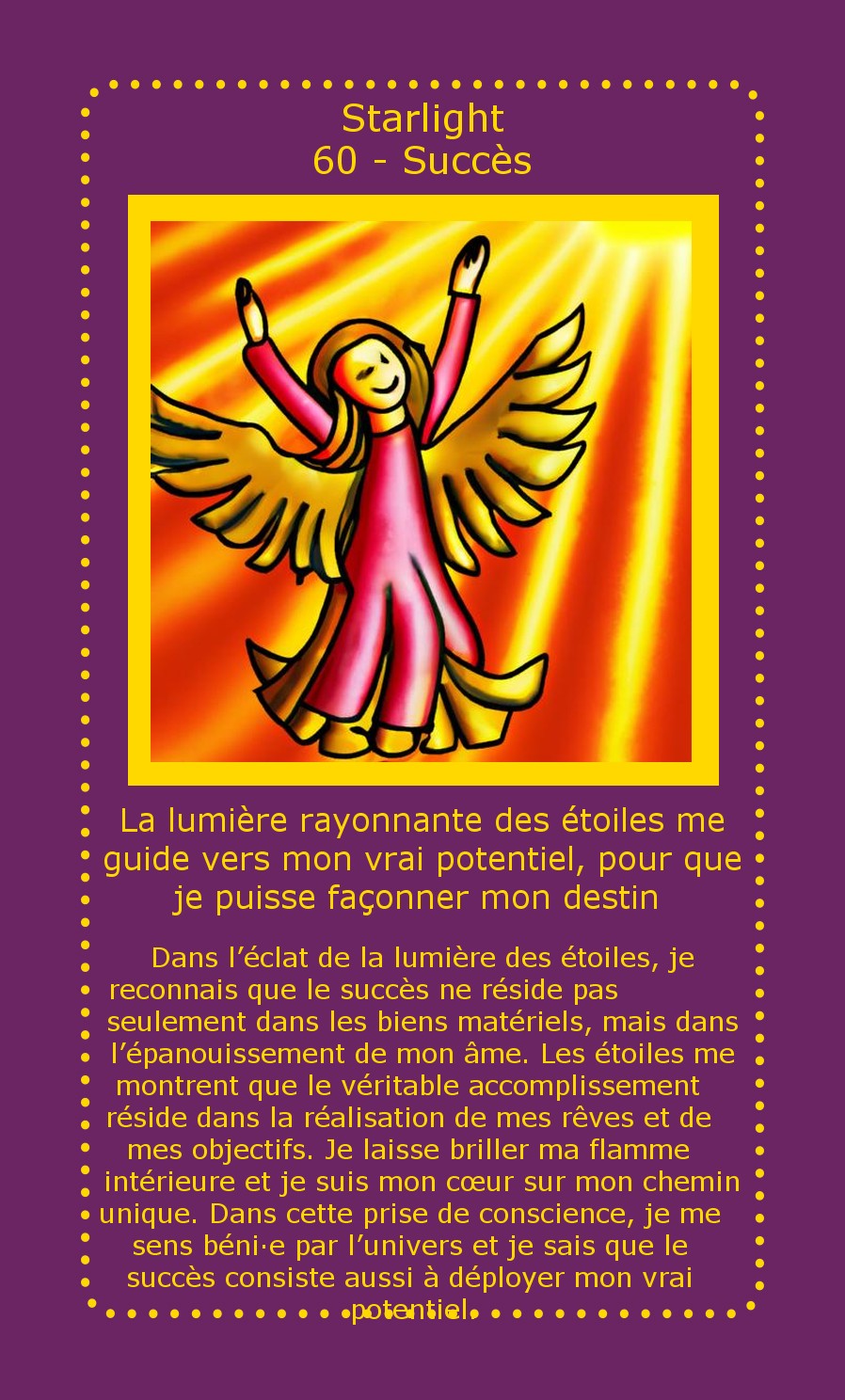 Carte Starlight Succès