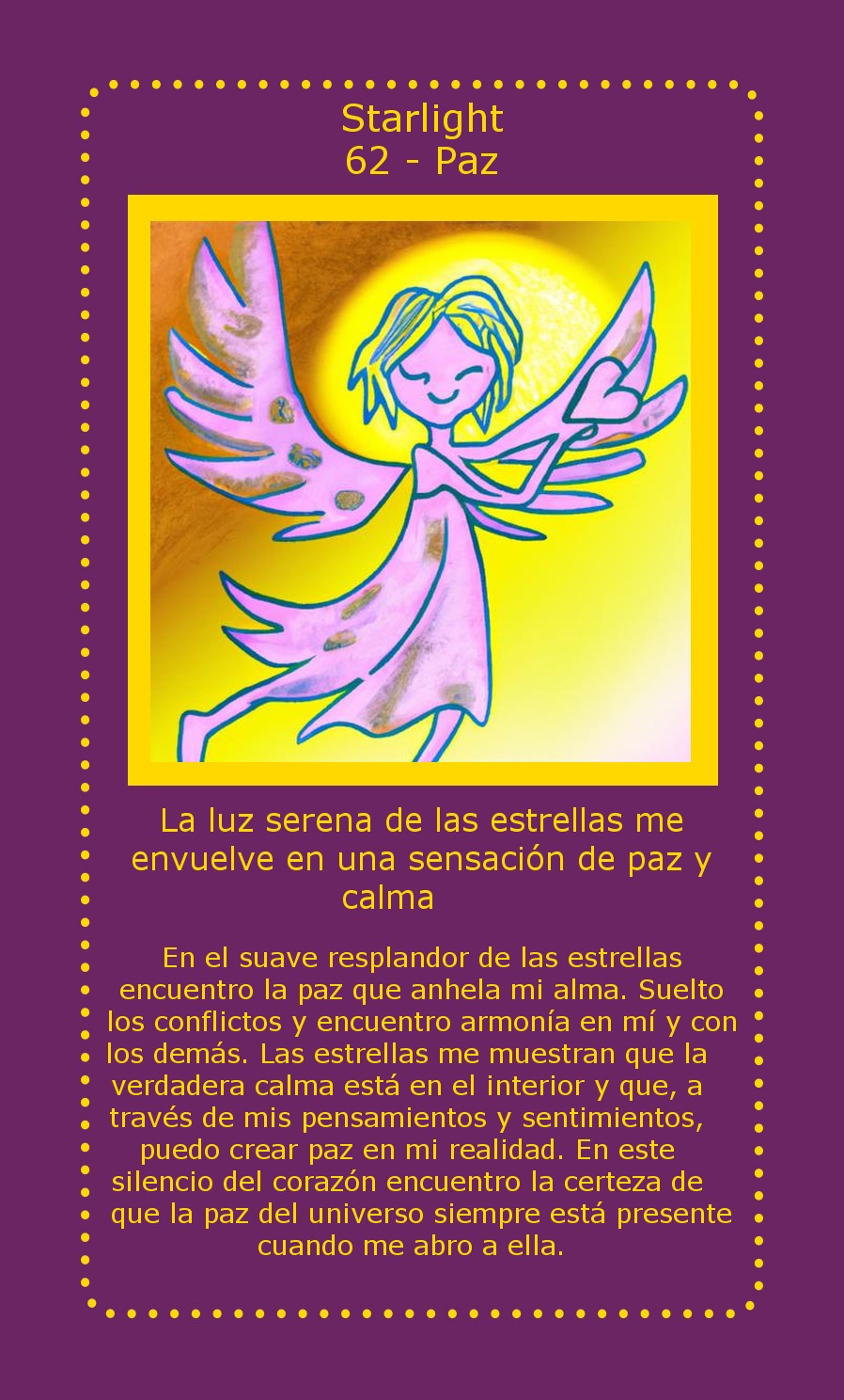 Carta Starlight Paz