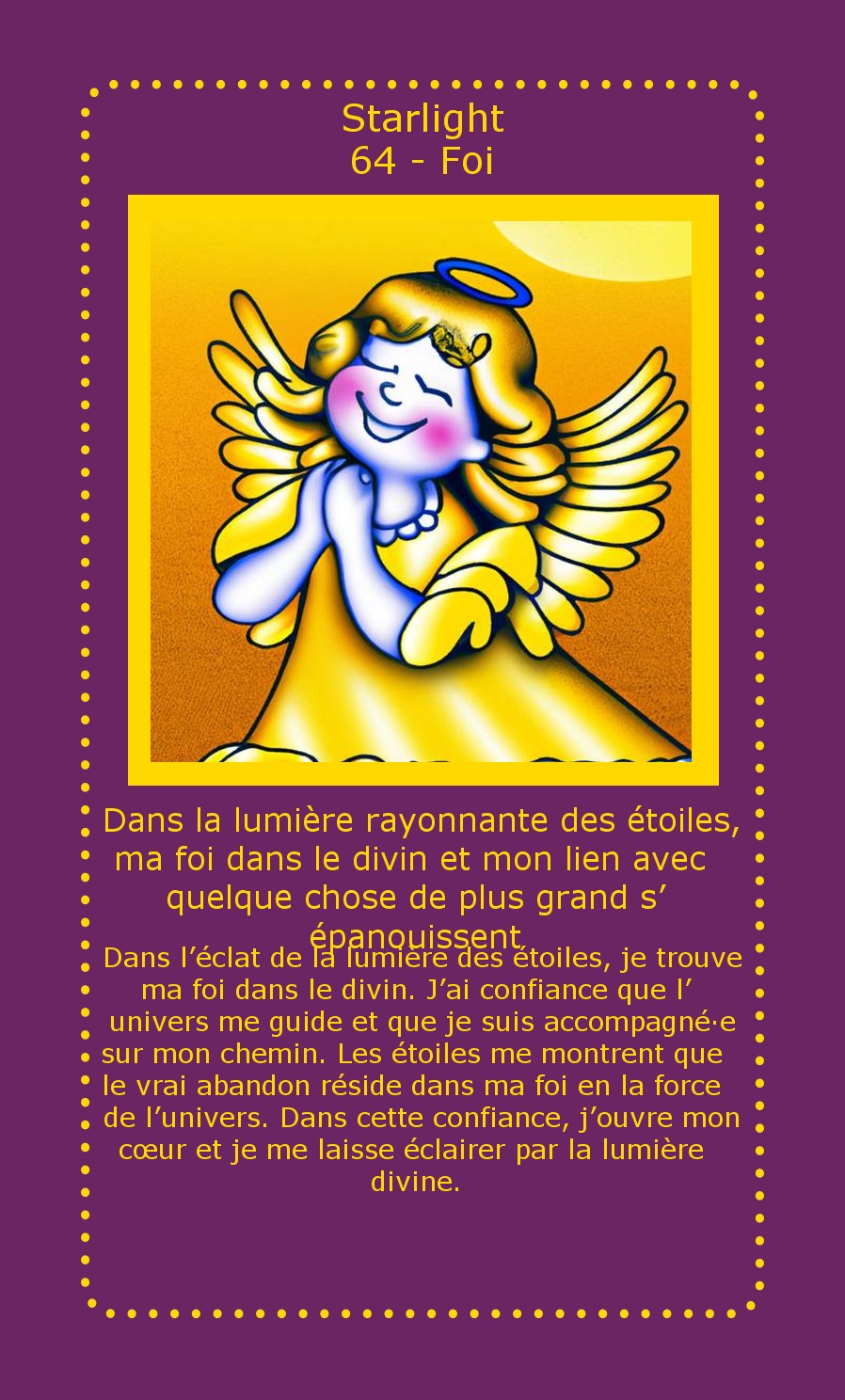 Carte Starlight Foi