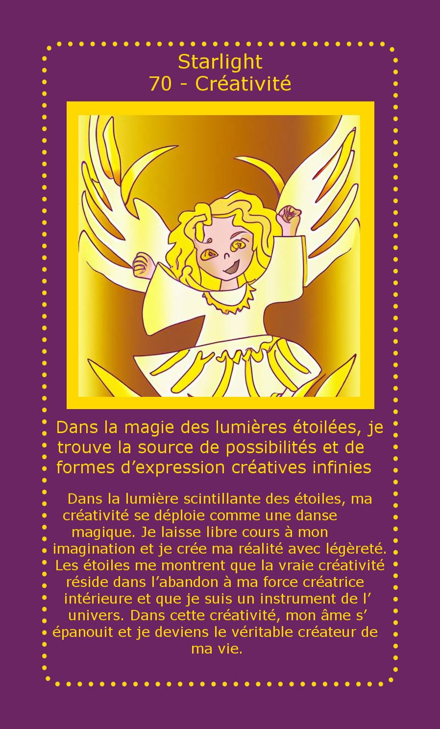 Carte Starlight Créativité
