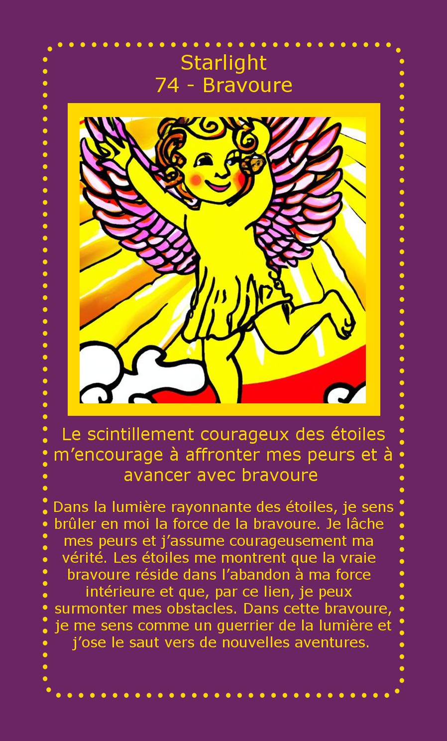 Carte Starlight Bravoure