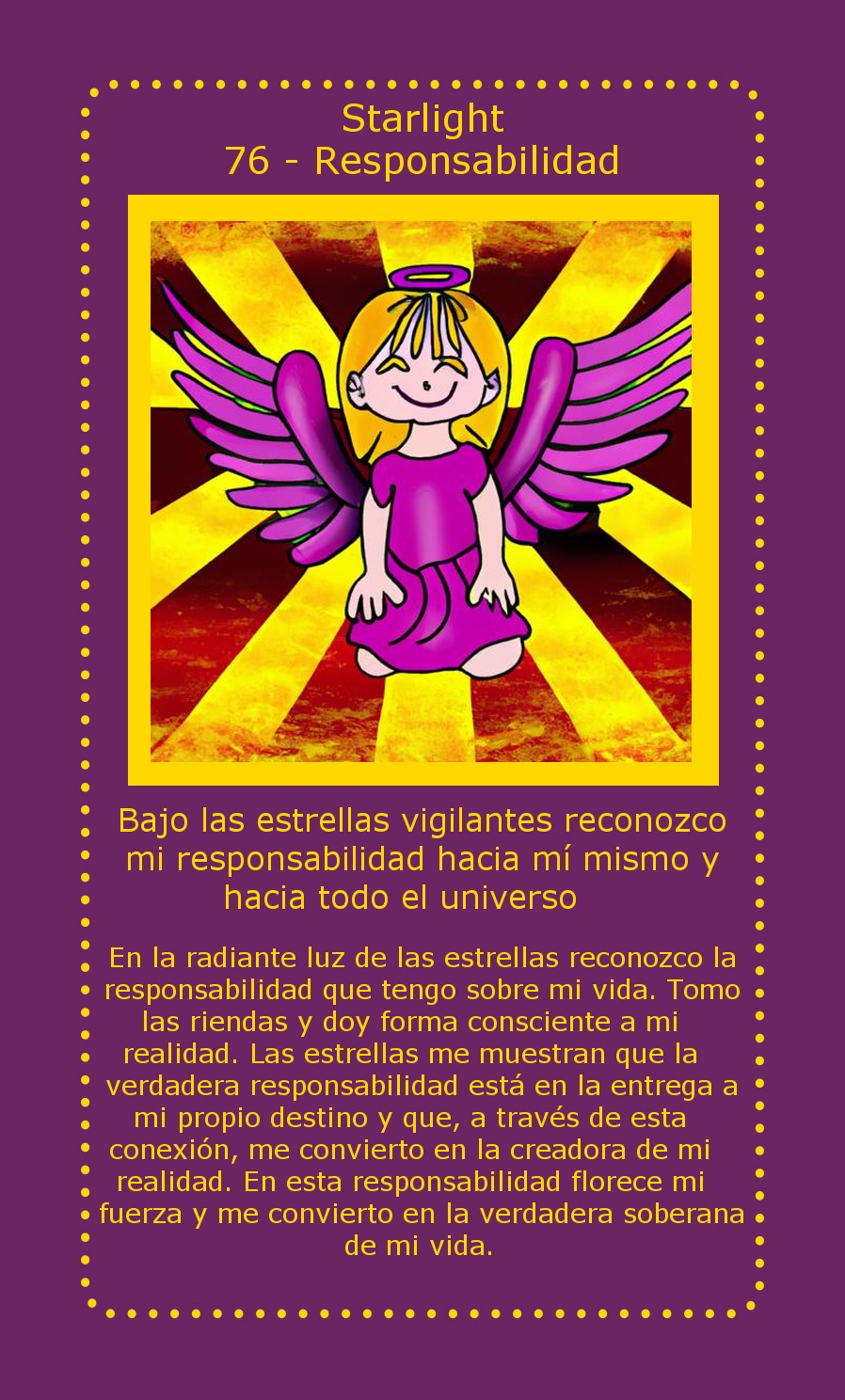 Carta Starlight Responsabilidad