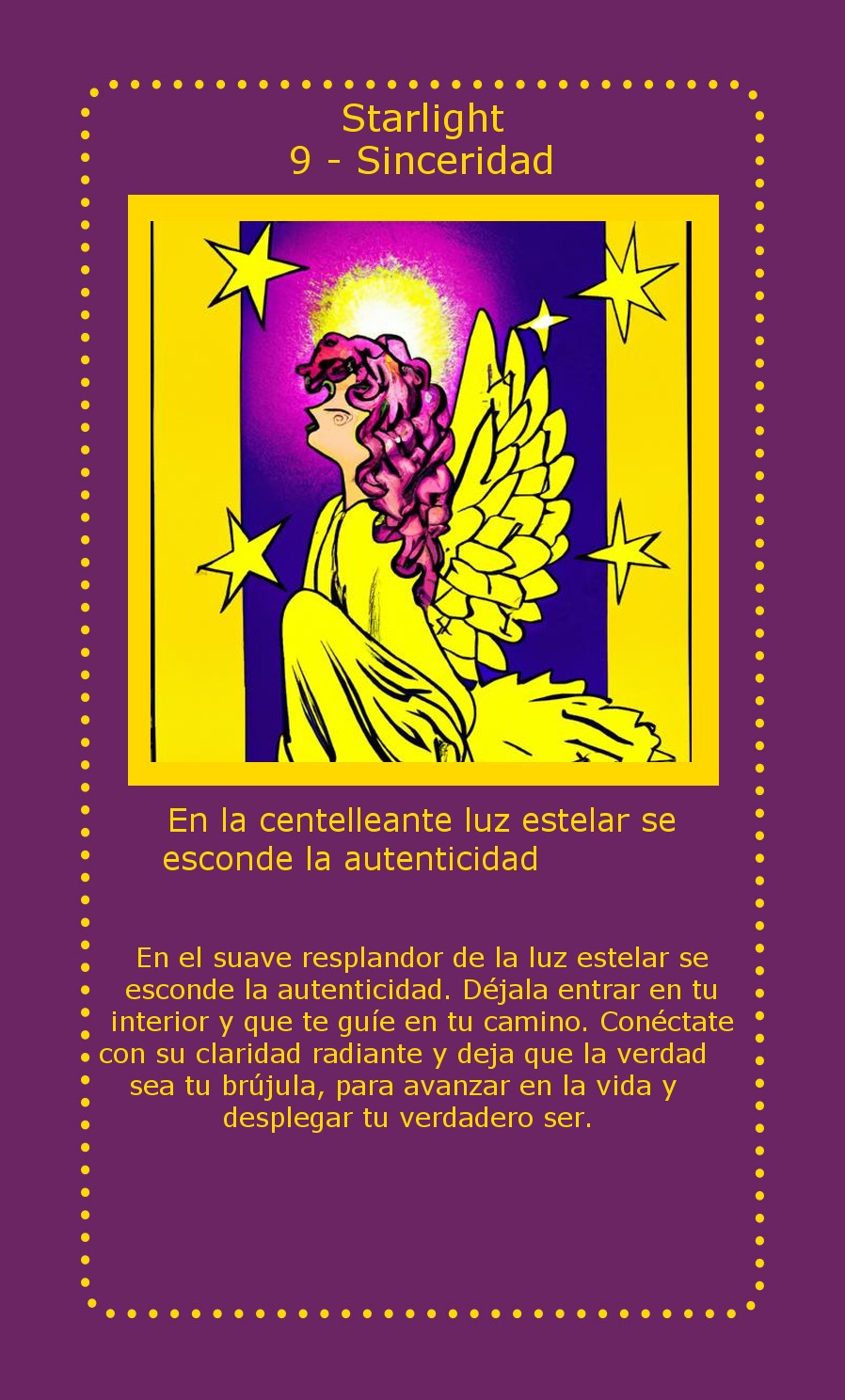 Carta Starlight Sinceridad
